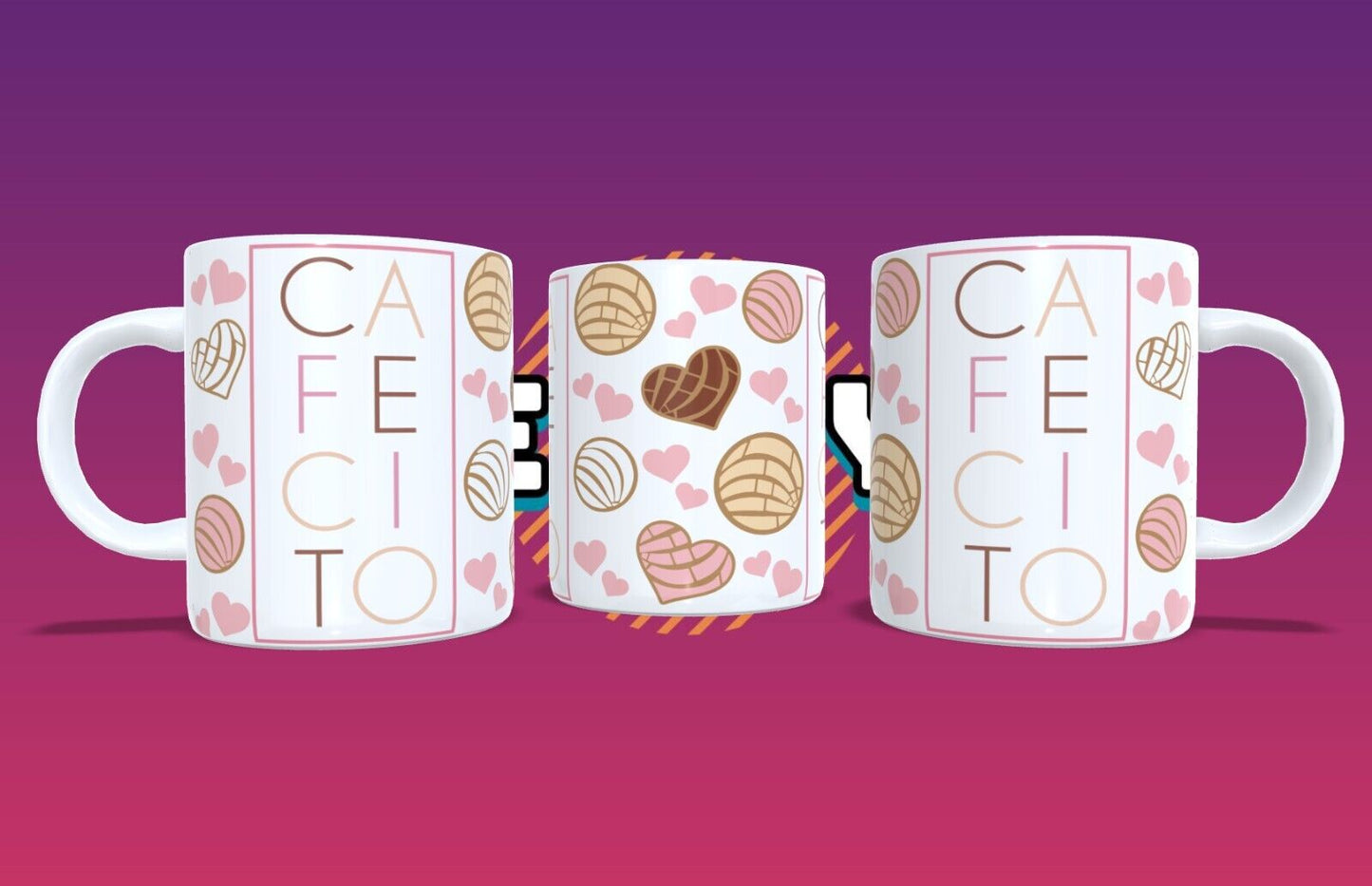 15oz Mug / Cafecito Pan Dulce / Conchitas Pan Dulce/Spanish Funny Mug.