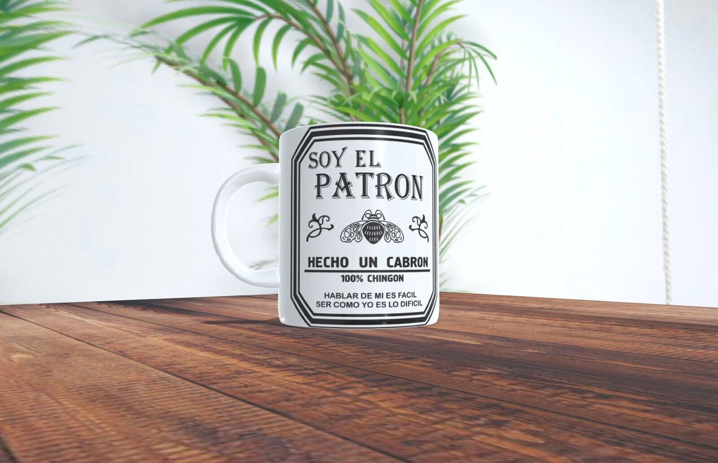 15oz Coffee Mug / EL PATRON \SOY EL PATRON\ Spanish Mug