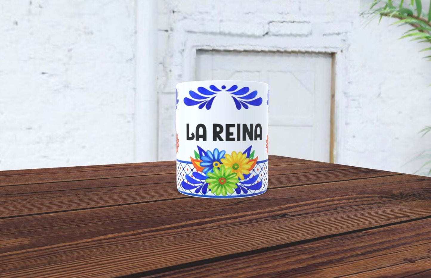 15oz Coffee Mug /La Reina / The Queen / Spanish Funny Mug.