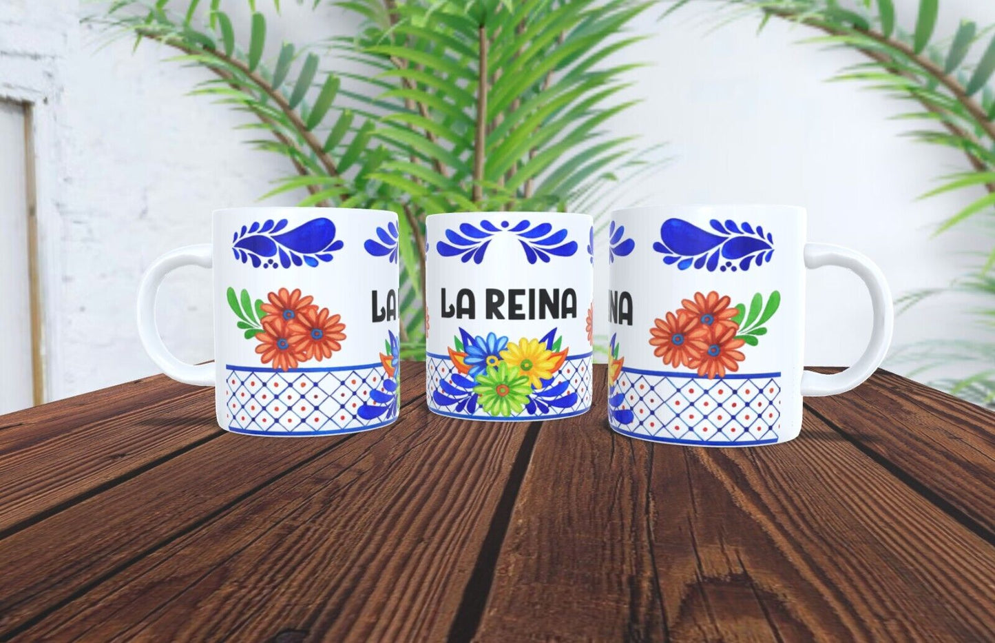 15oz Coffee Mug /La Reina / The Queen / Spanish Funny Mug.