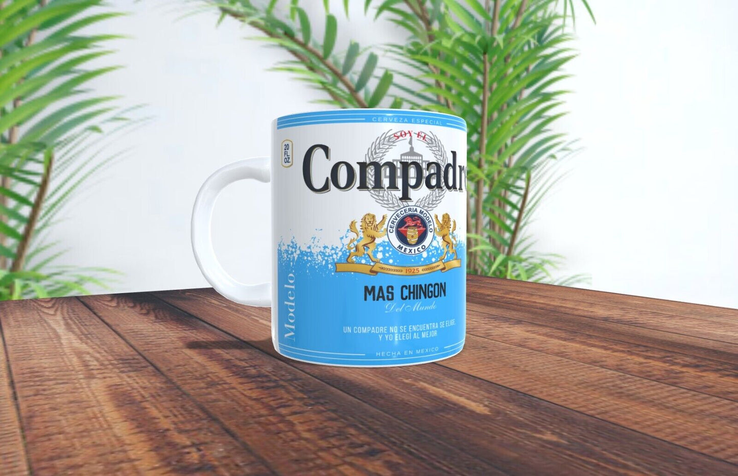 15oz Coffee Mug | Modelo | Especial | Beer |El Compadre mas chingon |