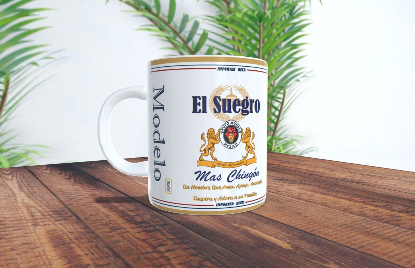 15oz Coffee Mug | Modelo | Especial | Beer |El Suegro mas Chingon |