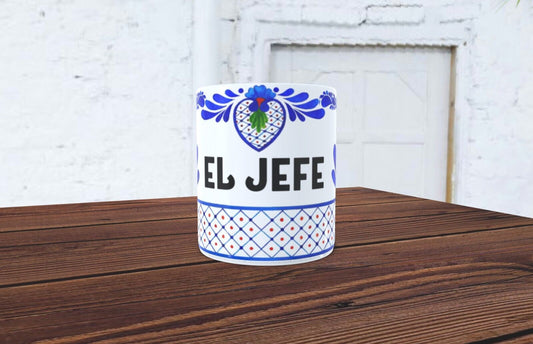 15oz Coffee Mug /El Jefe / The Boss/ Spanish Mug.