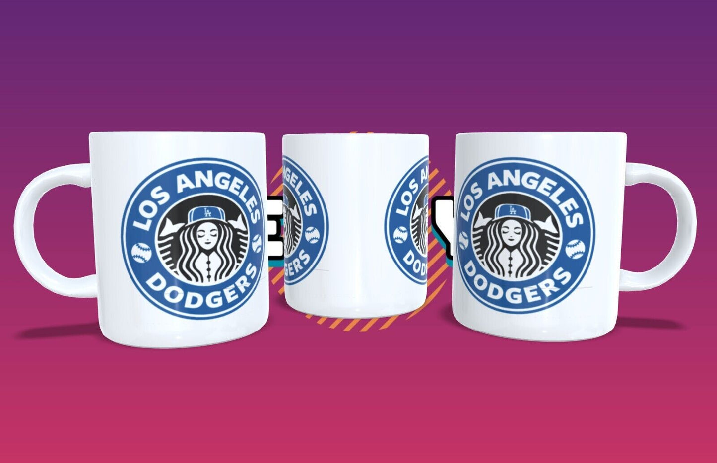 15oz Mug / Los Angeles Dodgers /Starbucks Edition/ Spanish Funny Mug