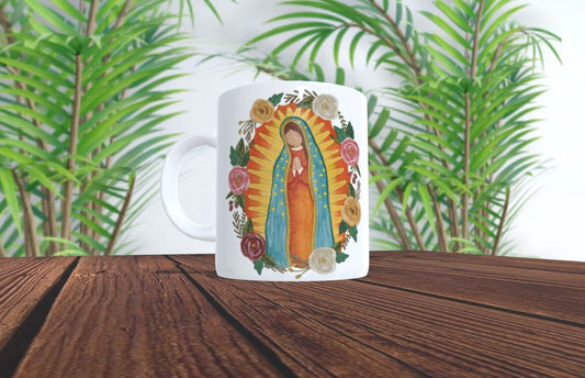 15oz Coffee Mug / Virgen de Guadalupe/ Virgin Mary/ Spanish Mug