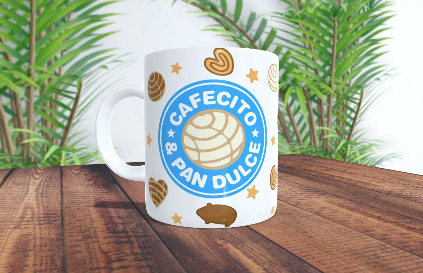 Cafecito y Pan Dulce  Mug 15 oz /Spanish Mug.
