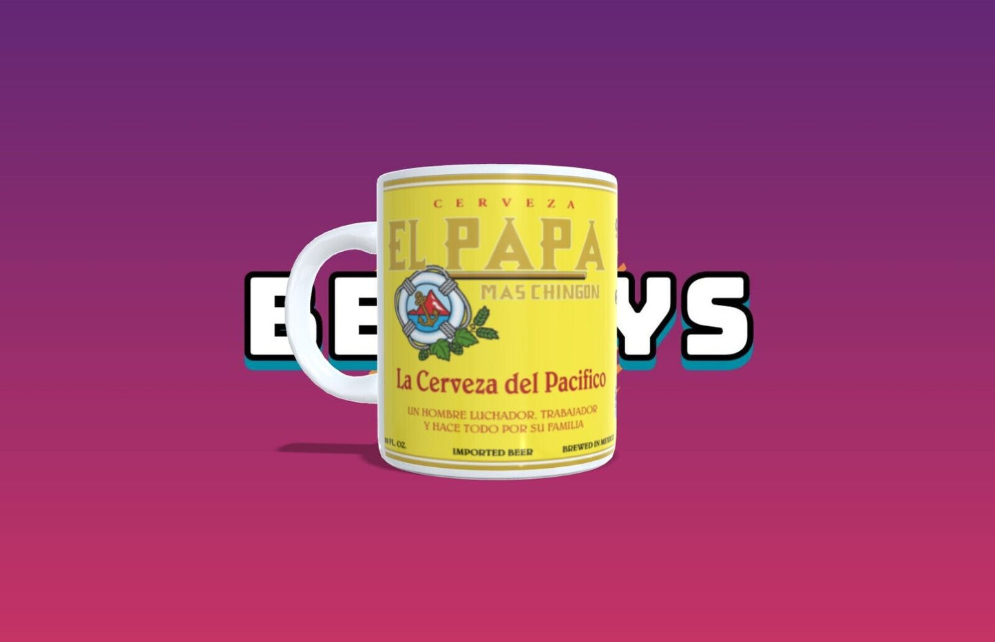 15oz Coffee Mug | Corona | Extra | Beer | El Papá Más Chingon |